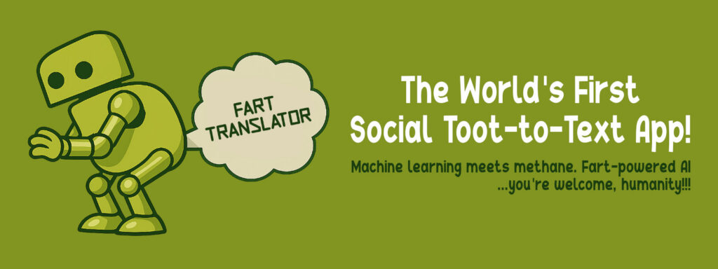 Fart Translator app mascot and logo